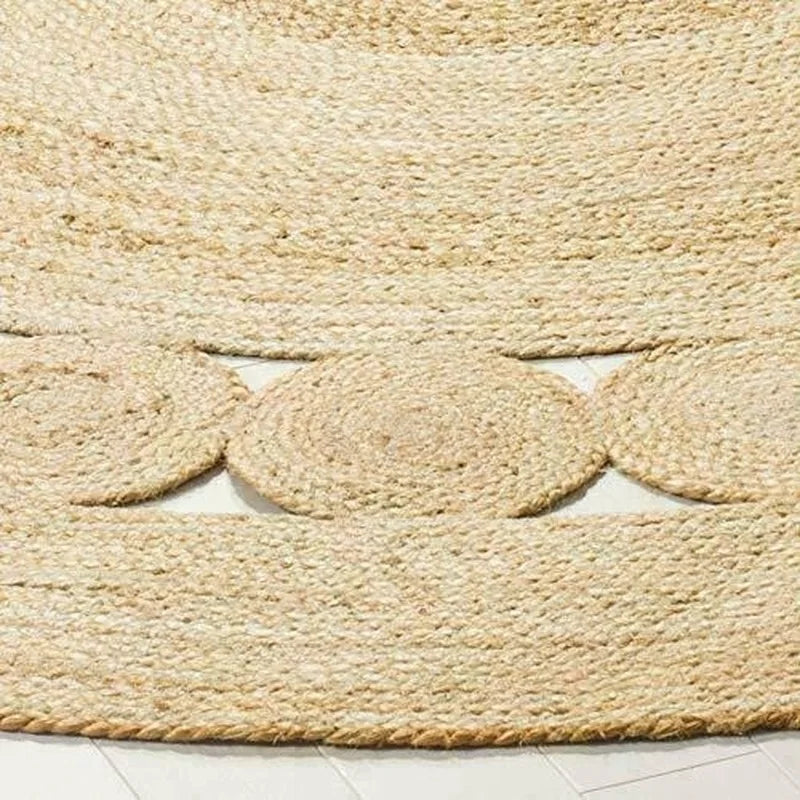 Vloerkleed - EcoStyle - Natuurlijke Jute - Omkeerbaar Design