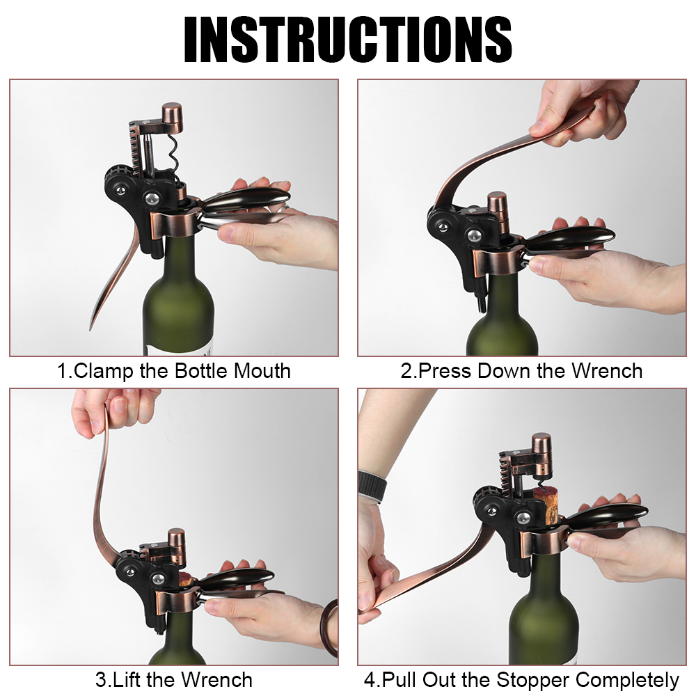 Wijnopener - CorkMaster - Konijnvormig Ontwerp - Zinklegering Constructie