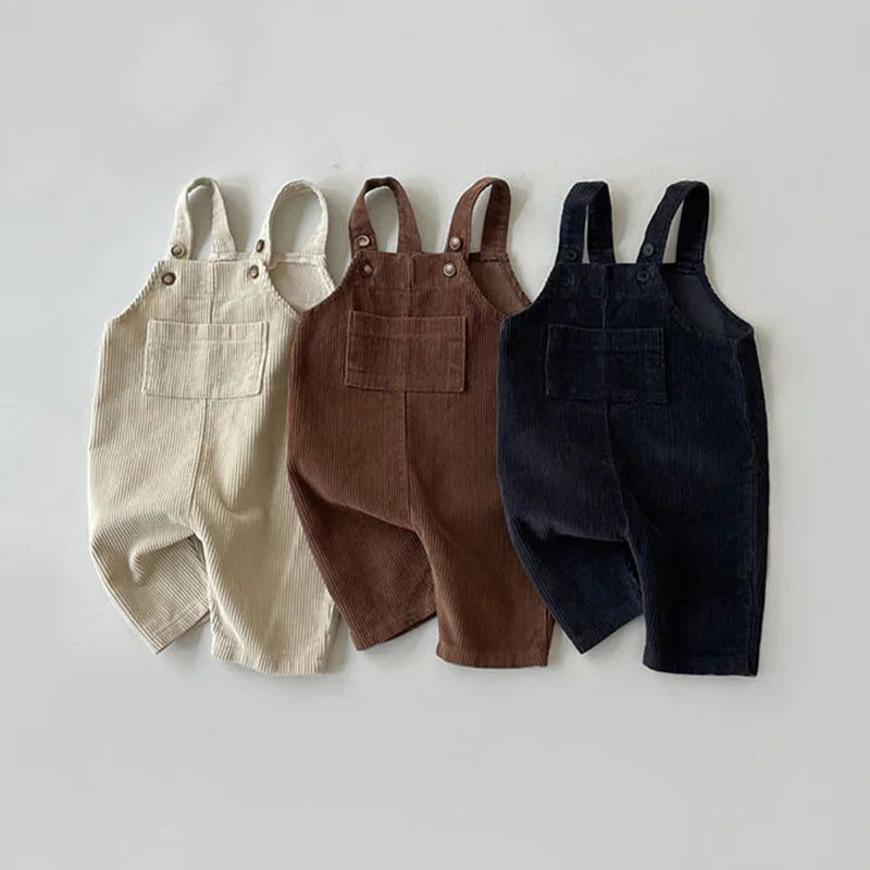 Baby Overall - CozyTots - Zachte Corduroy - Verstelbare Bandjes