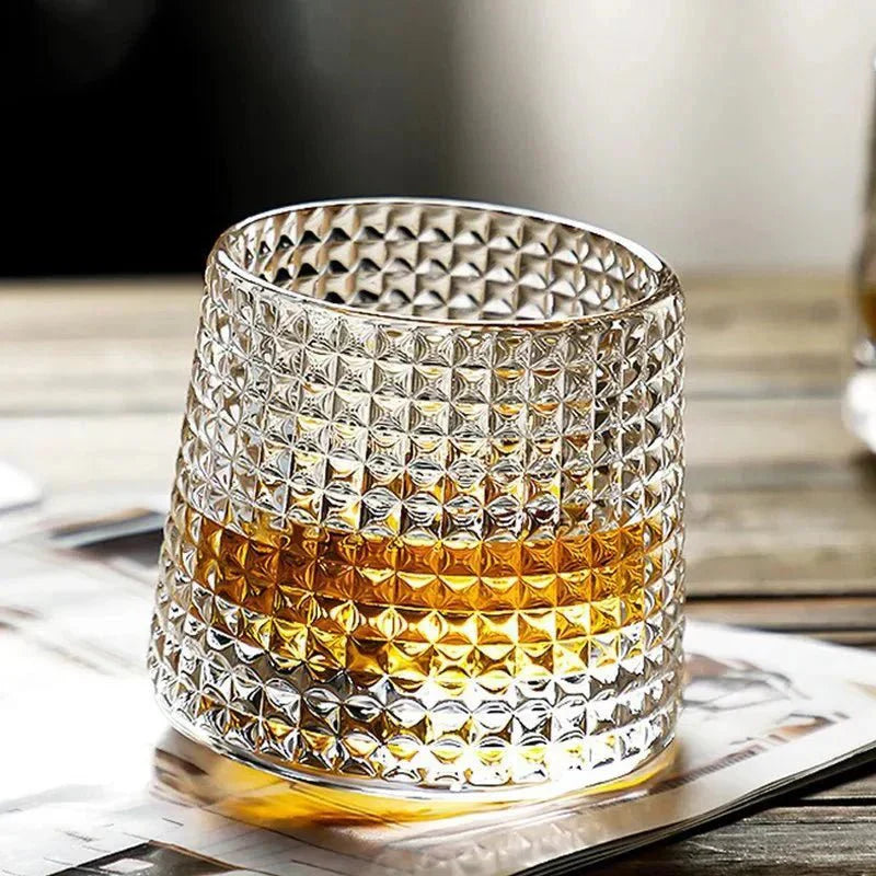 Whiskyglas - Crystaluxe - Gegolfd Design - Premium Kwaliteit