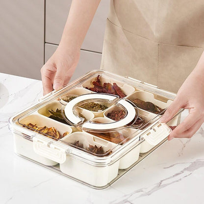 Voedselopslagdoos - FreshMate - Meerdere Compartimenten - Verwijderbare Verdelers