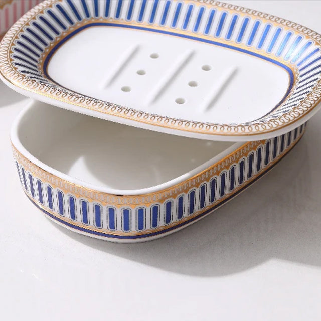 Zeepbakje - DecoLux - Keramisch Design - Tijdloze Art Deco