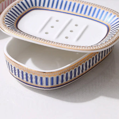 Zeepbakje - DecoLux - Keramisch Design - Tijdloze Art Deco