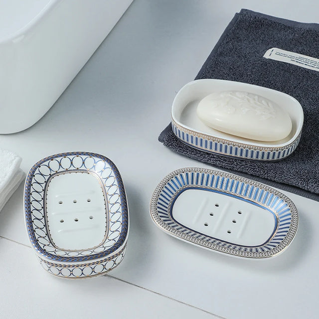 Zeepbakje - DecoLux - Keramisch Design - Tijdloze Art Deco