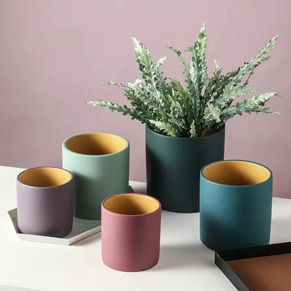 Bloempot - ElegantSphere - Handgemaakt Keramiek - Ronde Design