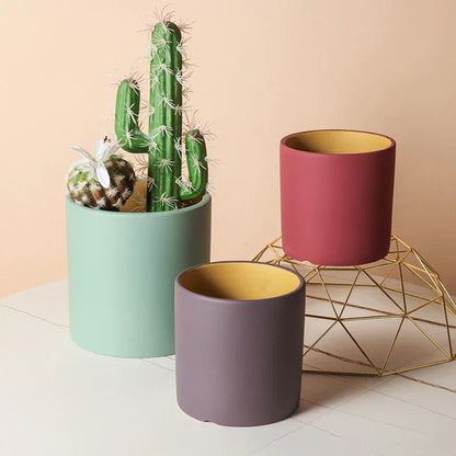 Bloempot - ElegantSphere - Handgemaakt Keramiek - Ronde Design