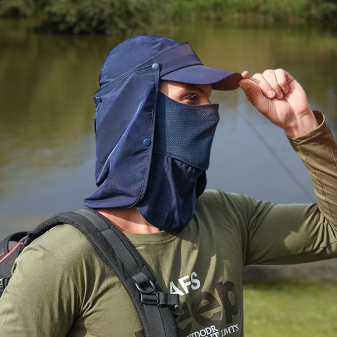 Zonnehoed - SunGuard - Afneembare Muggenkap - Opvouwbaar Design