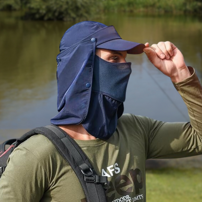 Zonnehoed - SunGuard - Afneembare Muggenkap - Opvouwbaar Design