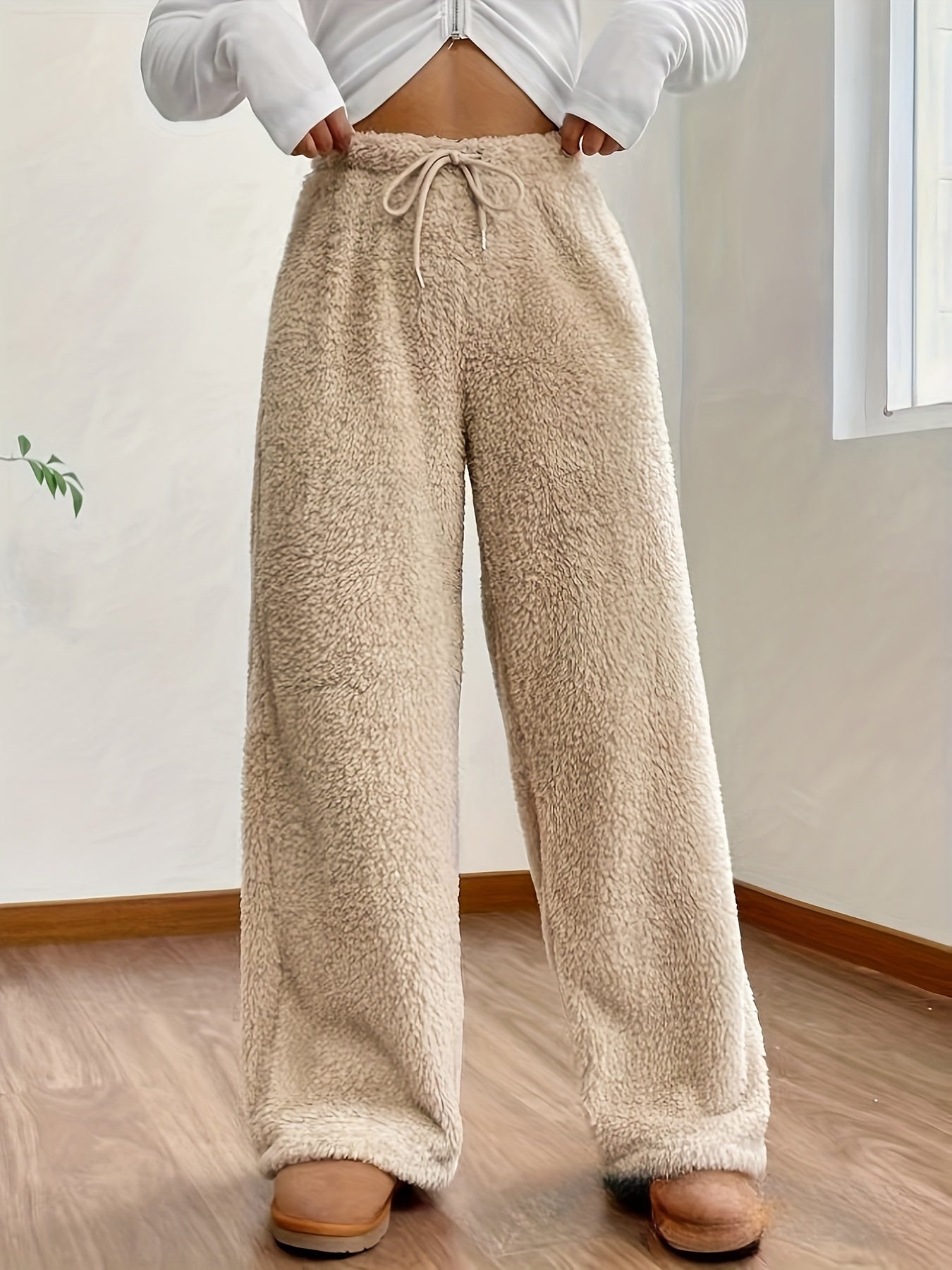 Dames Joggingbroek Lounge - Sherlina - Teddy Fleece Comfort - Warme Winterbroek