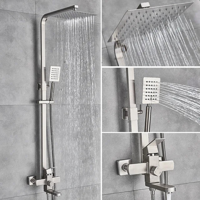 Badkamer Douche Set - AquaMax - Regenval Douche - Wandgemonteerd