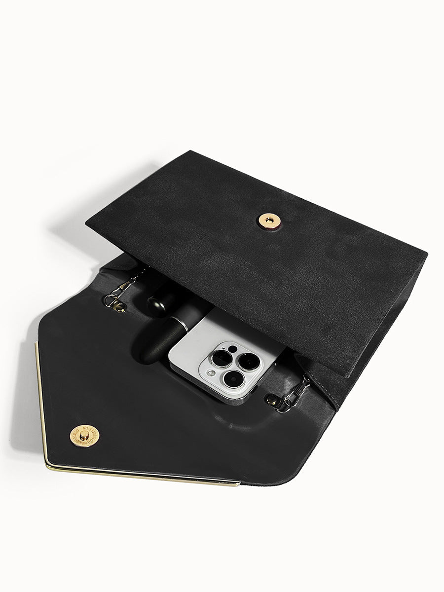 Clutch Tas - VelvetEase - Suède Stijl - Elegante Envelop