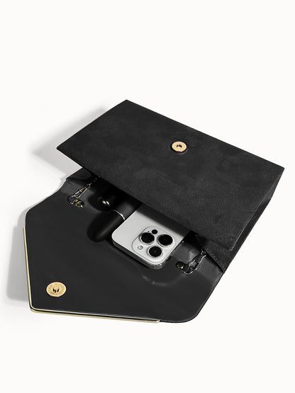 Clutch Tas - VelvetEase - Suède Stijl - Elegante Envelop