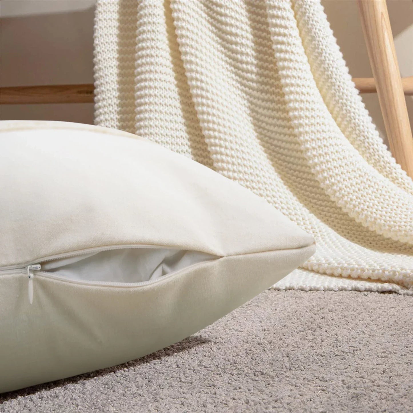 Bohemian Kussenhoes - DecoLuxe - Geometrisch Patroon - Franjes Detail