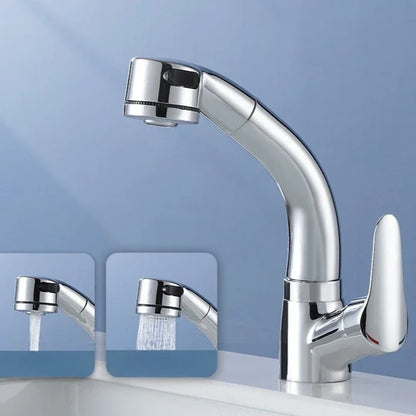 Badkamerkraan - AquaLift - Uittrekbare Functie - Universele Draaistraal