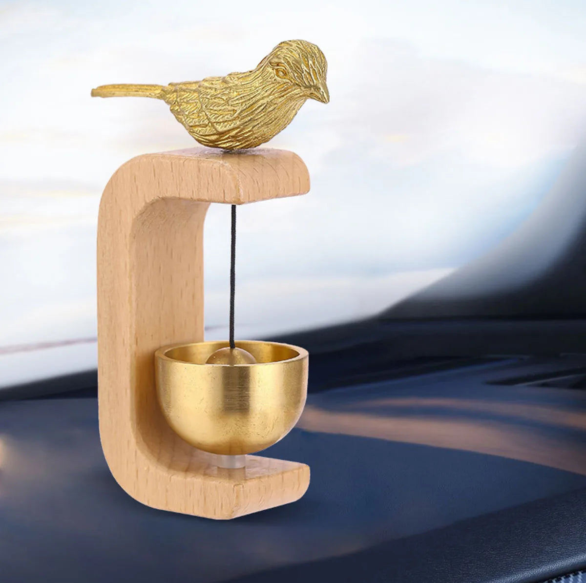 Windgong - SoundWave - Houten Ontwerp - Draadloze Deurbeller