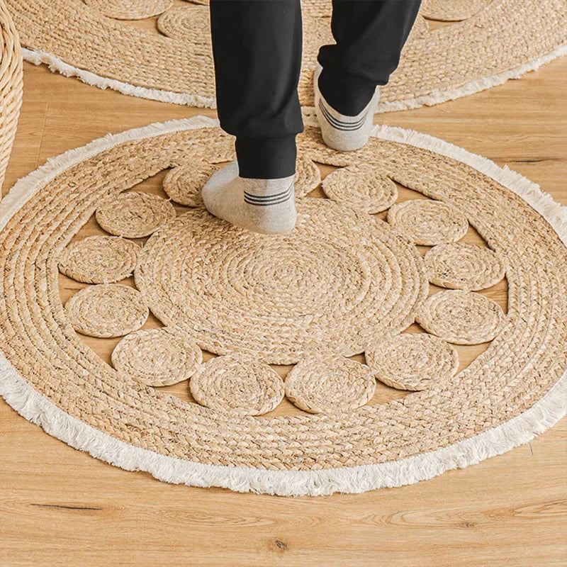 Vloerkleed - GreenGras - Handgeweven Design - Anti-slip Onderkant