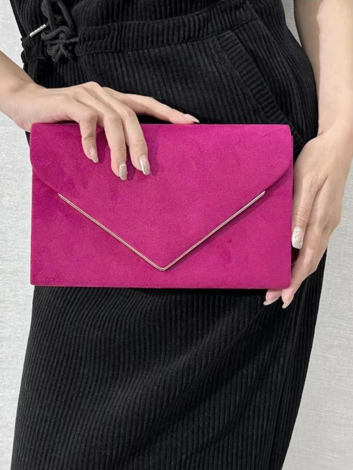 Clutch Tas - VelvetEase - Suède Stijl - Elegante Envelop