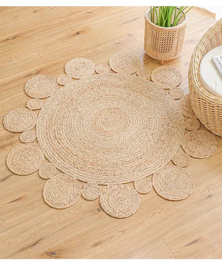 Vloerkleed - GreenGras - Handgeweven Design - Anti-slip Onderkant