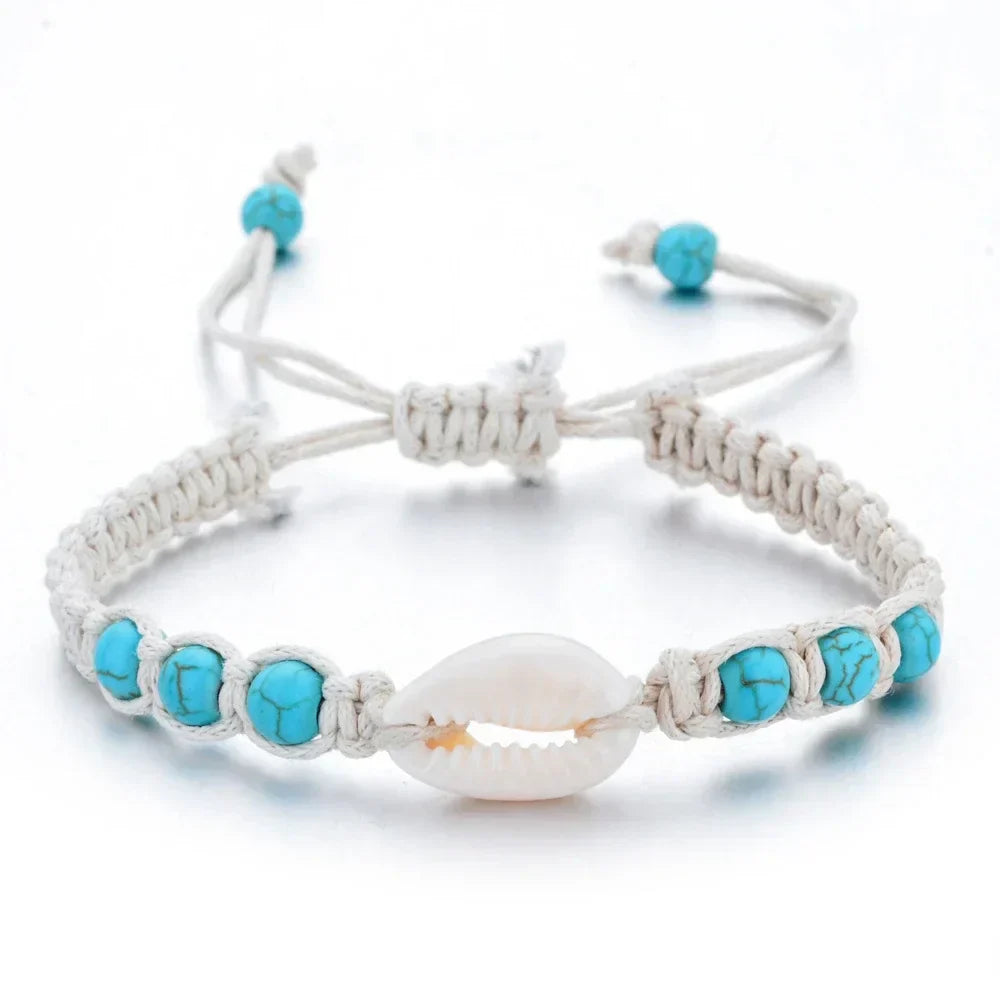 Armband - OceanWave - Sterster Charm - Vlecht Design
