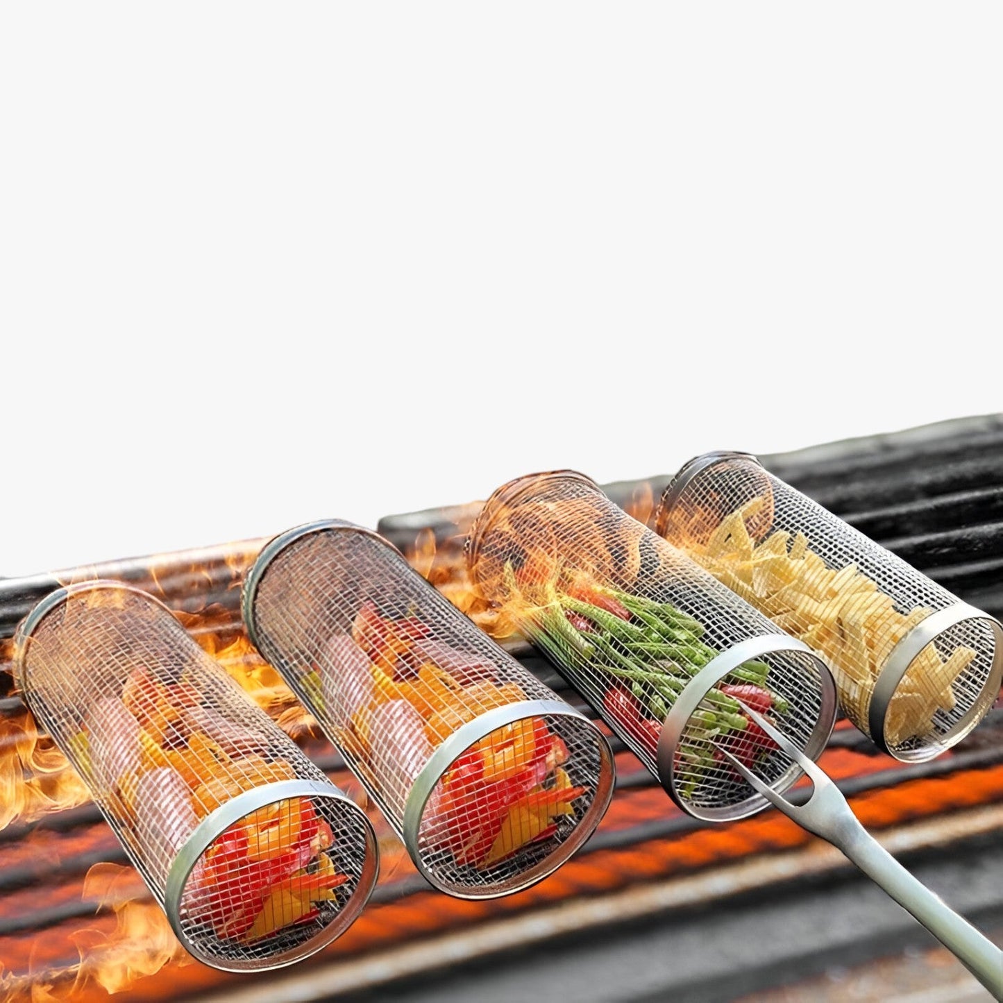 BBQ Grillmand - CookPro - Draaifunctie - Gelijke Bereiding