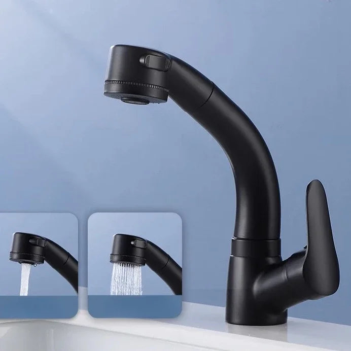 Badkamerkraan - AquaLift - Uittrekbare Functie - Universele Draaistraal