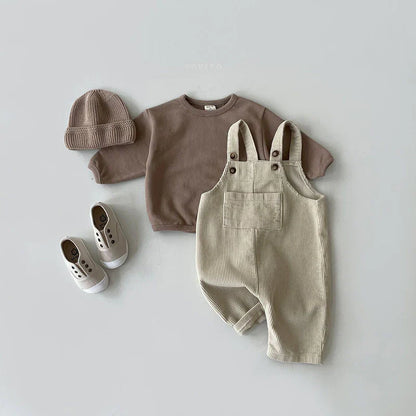 Baby Overall - CozyTots - Zachte Corduroy - Verstelbare Bandjes