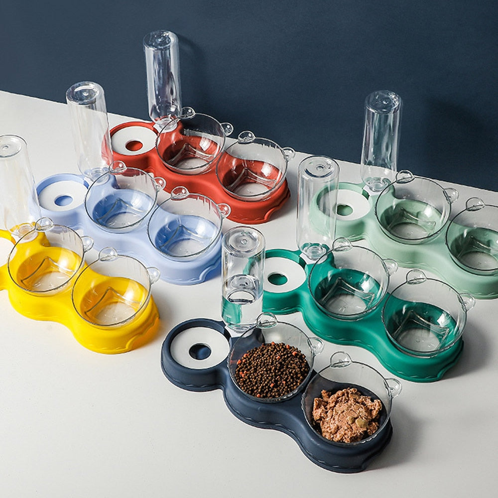 Voederstation - KarlFeast - 3-in-1 Ontwerp - Drinken & Schelpen Ondersteuning