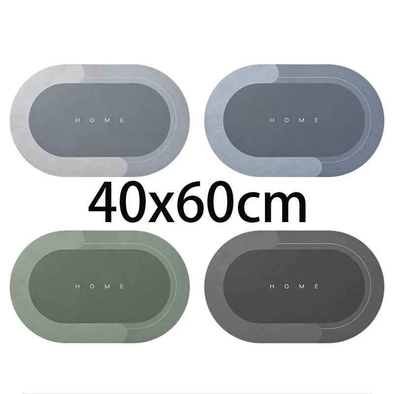 Badkamermat - AbsorbaMat - Sneldrogend - Antislip Bescherming