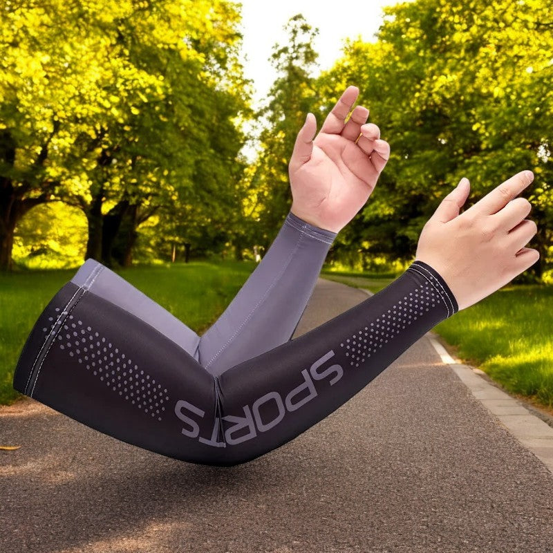 Ademend Zonbeschermende Mouwen - SunGuard - UV Bescherming - Koele Ijszijde