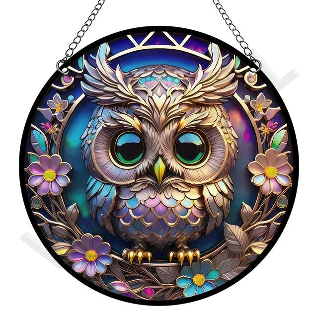 Zonnevanger - RetroGlow - Acryl Design - Raamdecoratie