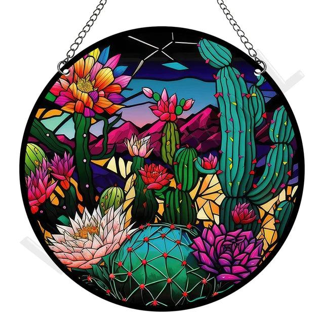 Zonnevanger - RetroGlow - Acryl Design - Raamdecoratie