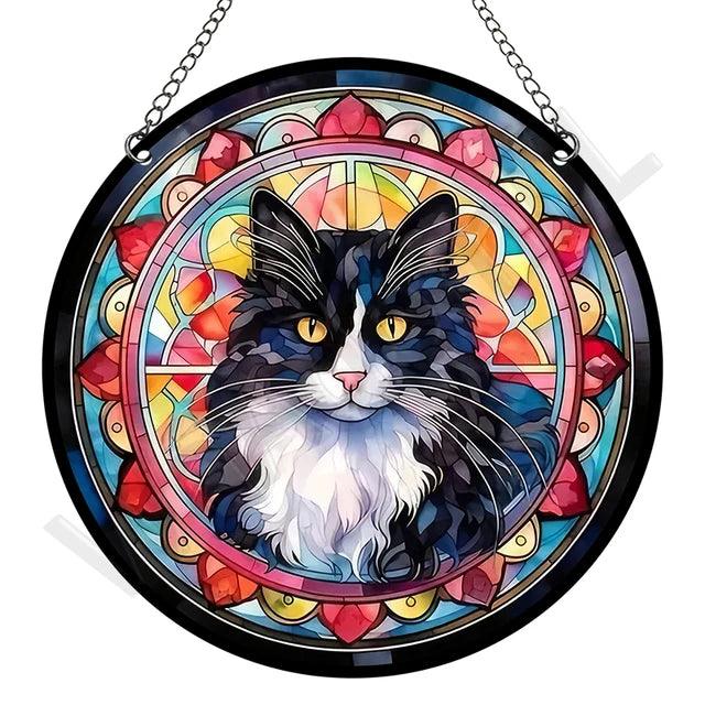 Zonnevanger - RetroGlow - Acryl Design - Raamdecoratie