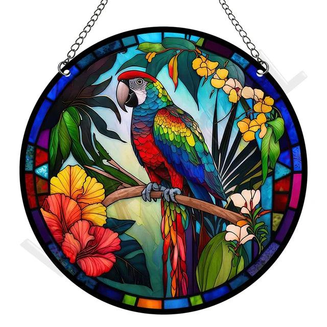 Zonnevanger - RetroGlow - Acryl Design - Raamdecoratie