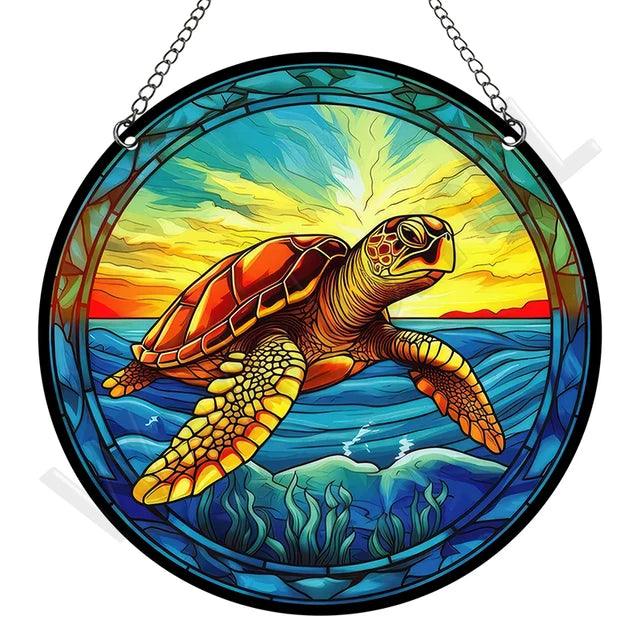 Zonnevanger - RetroGlow - Acryl Design - Raamdecoratie