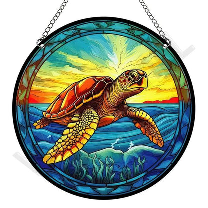 Zonnevanger - RetroGlow - Acryl Design - Raamdecoratie