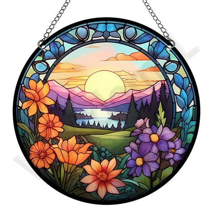 Zonnevanger - RetroGlow - Acryl Design - Raamdecoratie