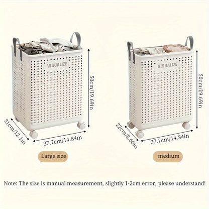 Vouwbare Wasmand - FlexiStore - Gemakkelijk Transport - Duurzame Wielen