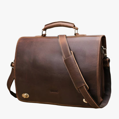 Zakelijke Aktetas - Luxura - Echt Leder - Stijlvolle Schoudertas