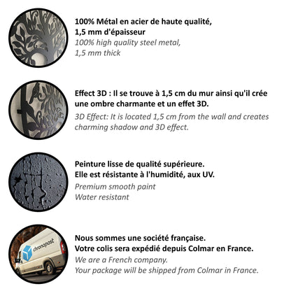 Wanddecoratie - NatureCraft - Vogelontwerp - Moderne Woondecoratie