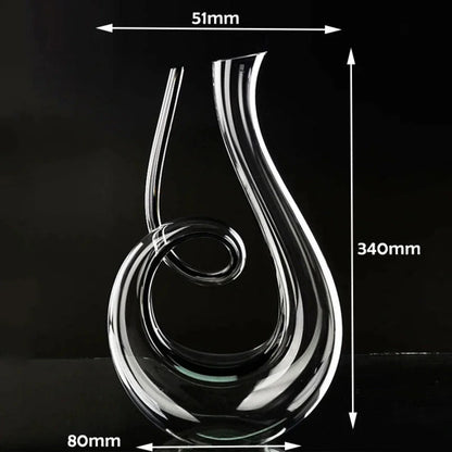Wijnkaraaf - CrystalElegance - Handgemaakt - Loodvrij Design