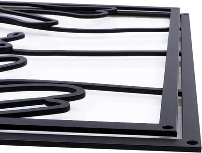 Wanddecoratie - NordicStyle - Abstracte Silhouet - IJzeren Decoratie