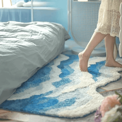 Badmat - WaveSoft - Absorberend Stof - Ocean-Inspiratie Design