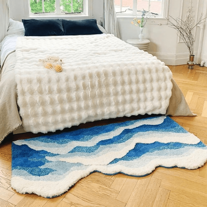 Badmat - WaveSoft - Absorberend Stof - Ocean-Inspiratie Design