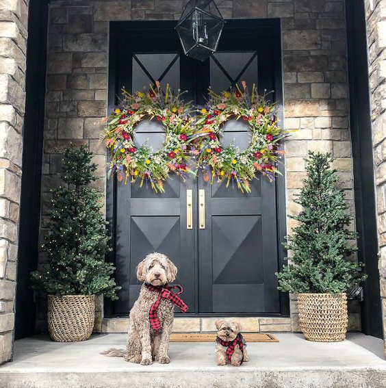 Bloemenkrans - NatureBloom - Texas Wilde Bloemen - Vrolijke Deurdecoratie